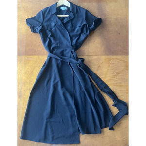 Seraphine Maternity Wrap Dress Size 8 Black Careerwear